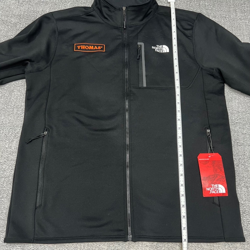 NWT‎ The North Face Skyline Full Zip Fleece Jacket Mens Large Black Company Logo - Picture 6 of 8